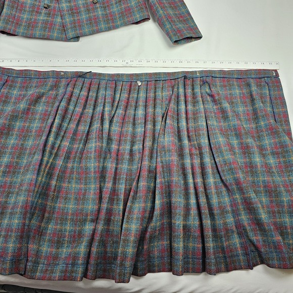 Elegant Multicolor Plaid Blazer - Picture 9 of 14